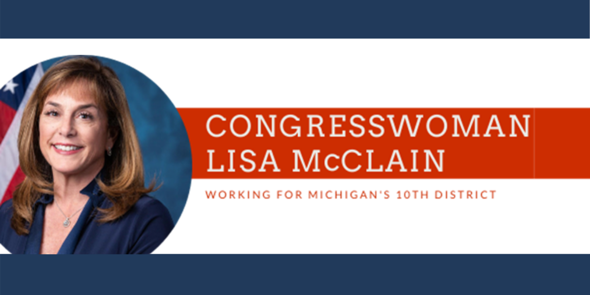 Congresswoman Lisa McClain Michigan's 10th District