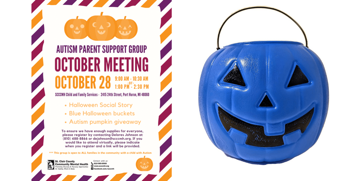 CMH Offers Blue Pumpkin Buckets for Kids on Autism Spectrum WGRT