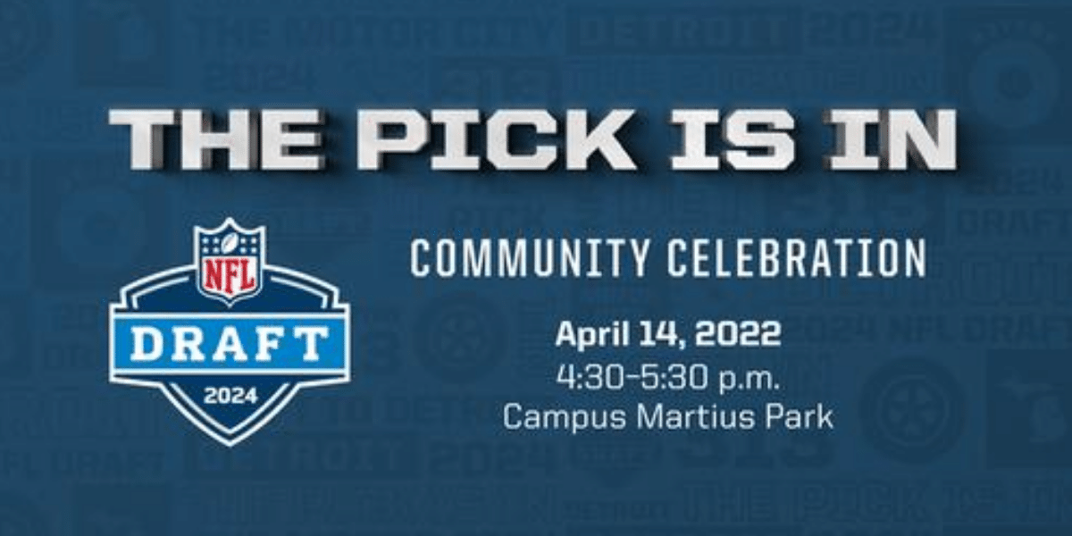 Detroit Chosen for 2024 NFL Draft; Free Preview Party April 14th WGRT